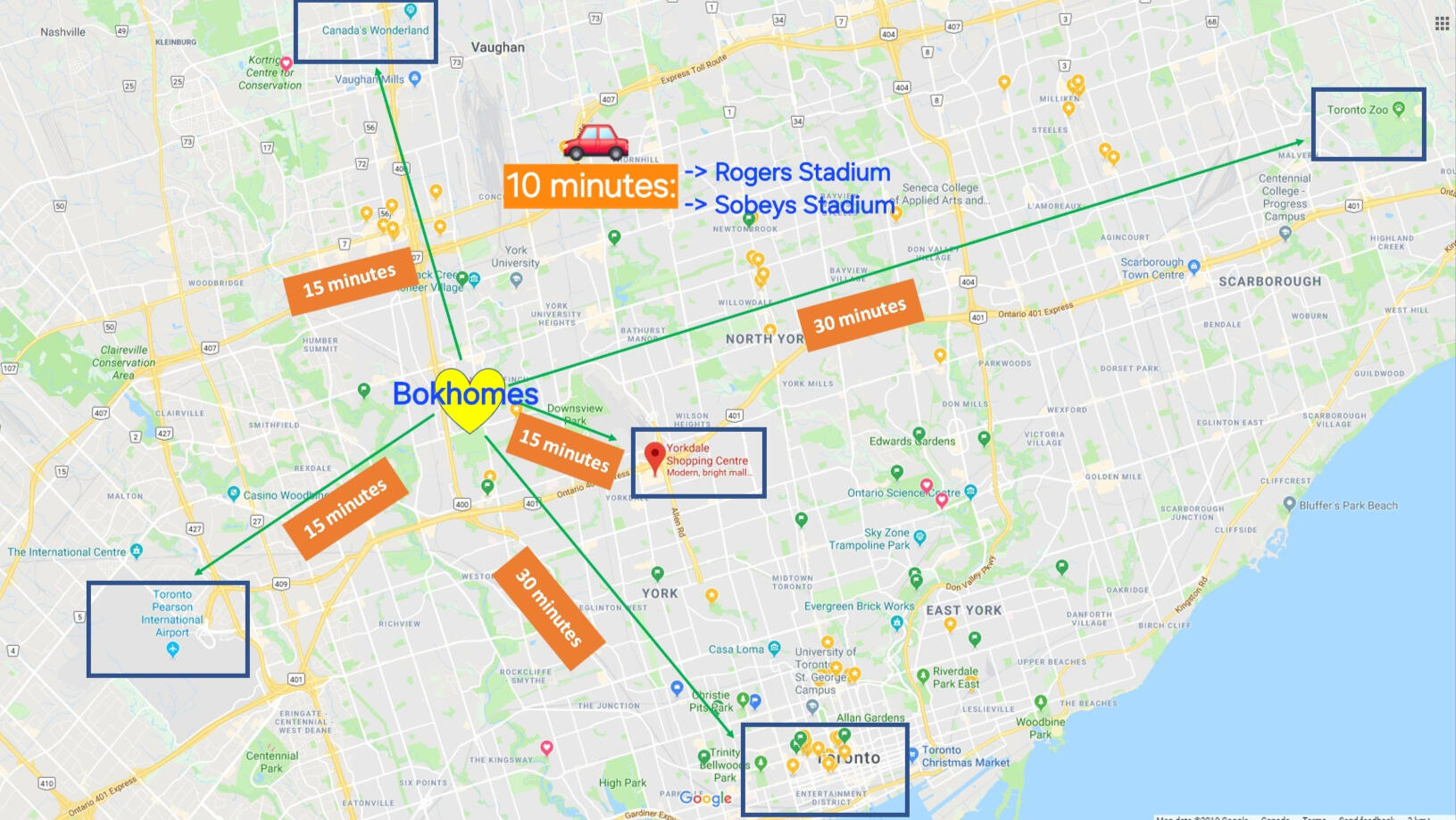 Center of Toronto's Best Attractions